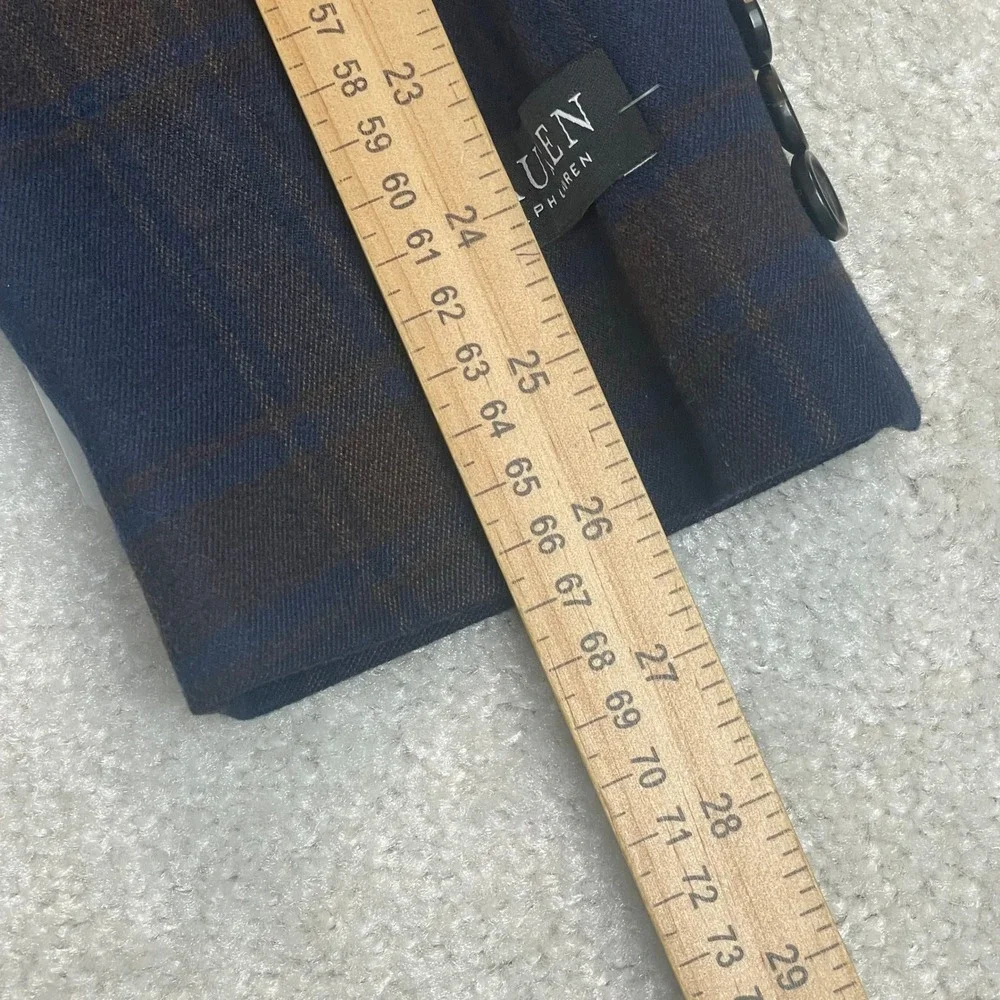 Lauren Ralph Lauren Lexington Sport Coat Mens 46L Plaid Stretch‎ NWT